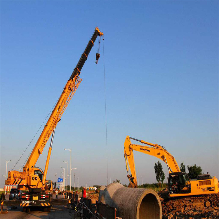 胶州25吨吊车吊8吨,最远吊多少米