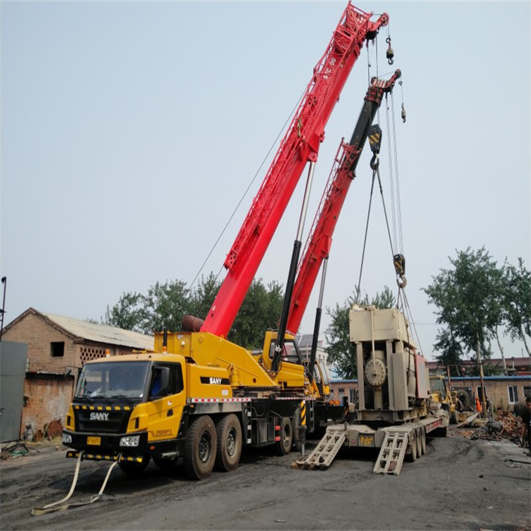 胶州附近大吊车出租|工地吊装设备租赁